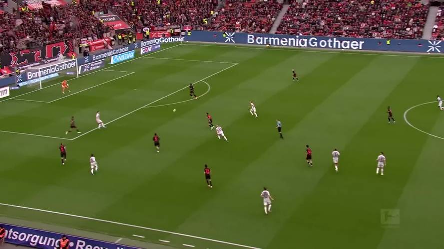 【集锦】勒沃库森6-3狼堡，格里马尔多双响，埃神点射